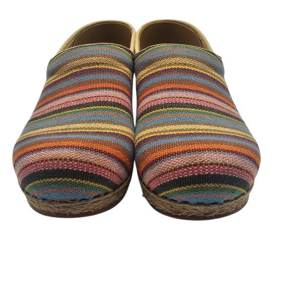 Dansko Jute Pro Multi Stripe Professional Clogs EU 40 | US 9.5-10 - Picture 5 of 9